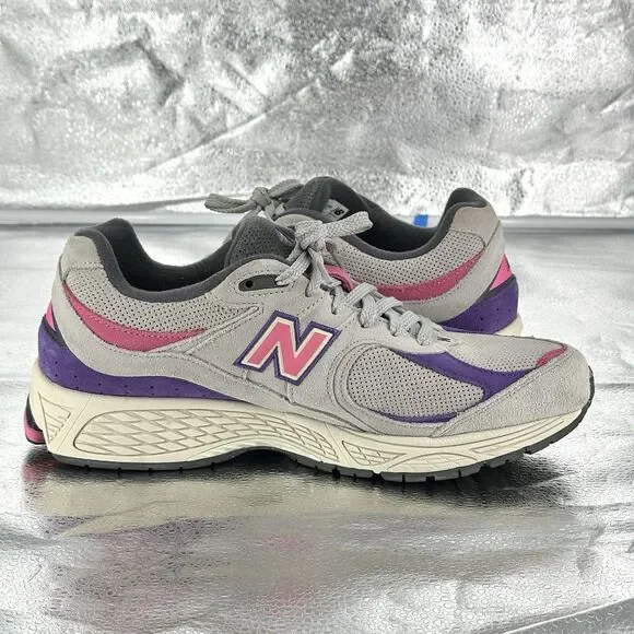 New Balance Mens 11.5 2002R Rain Cloud Prism Purple Lifestyle Sneaker M2002RWB